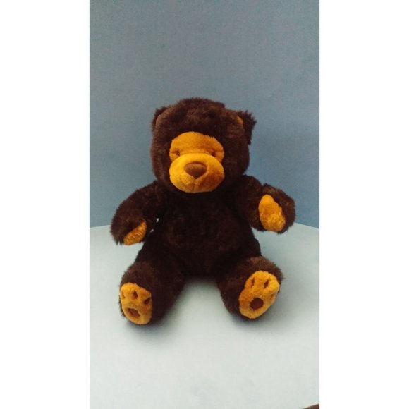 Sitting Black Teddy Bear  Stuff Animal 14'' Plush - Picture 1 of 9